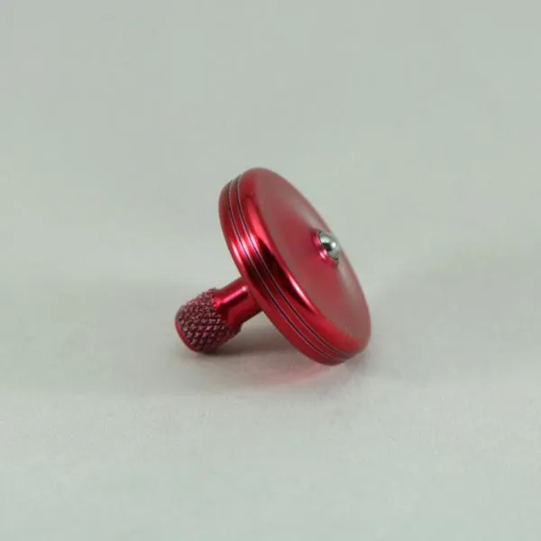 S2 - Aluminum Spinning Top in Candy Red