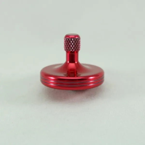 S2 - Aluminum Spinning Top in Candy Red