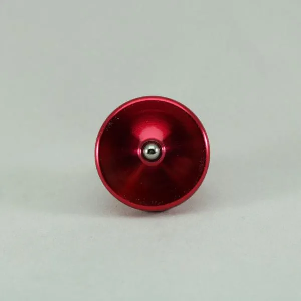 S2 - Aluminum Spinning Top in Candy Red