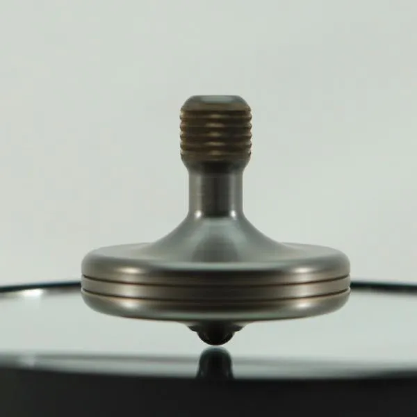 S2 - Antique Brass Spinning Top #2