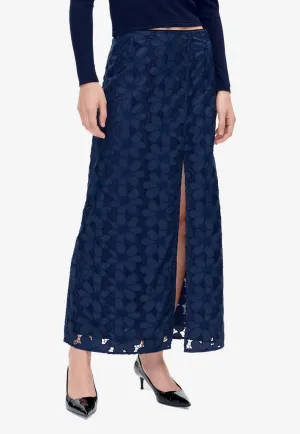 Saiorse Floral Lace Midi Skirt
