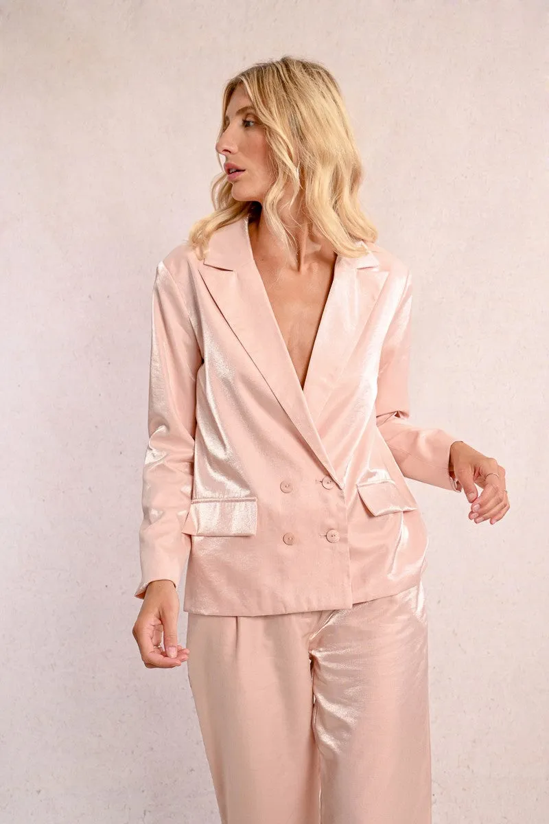 SATIN BLAZER
