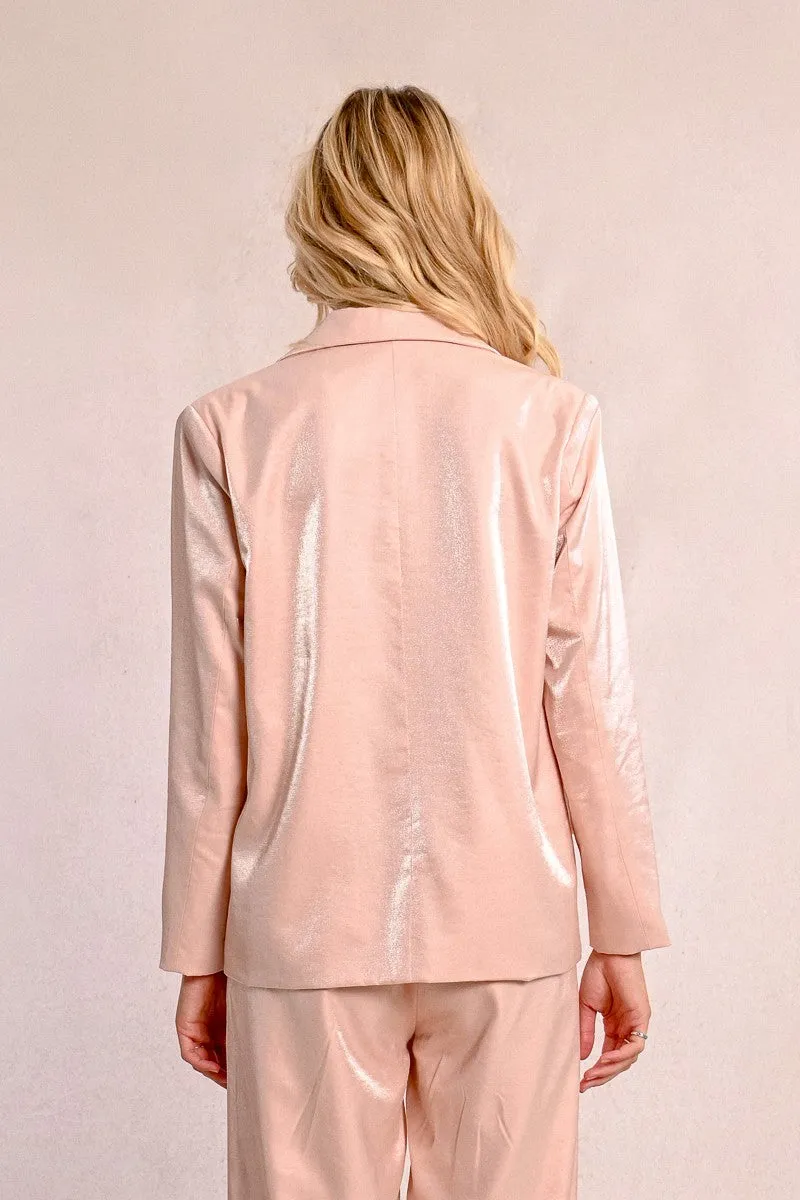 SATIN BLAZER