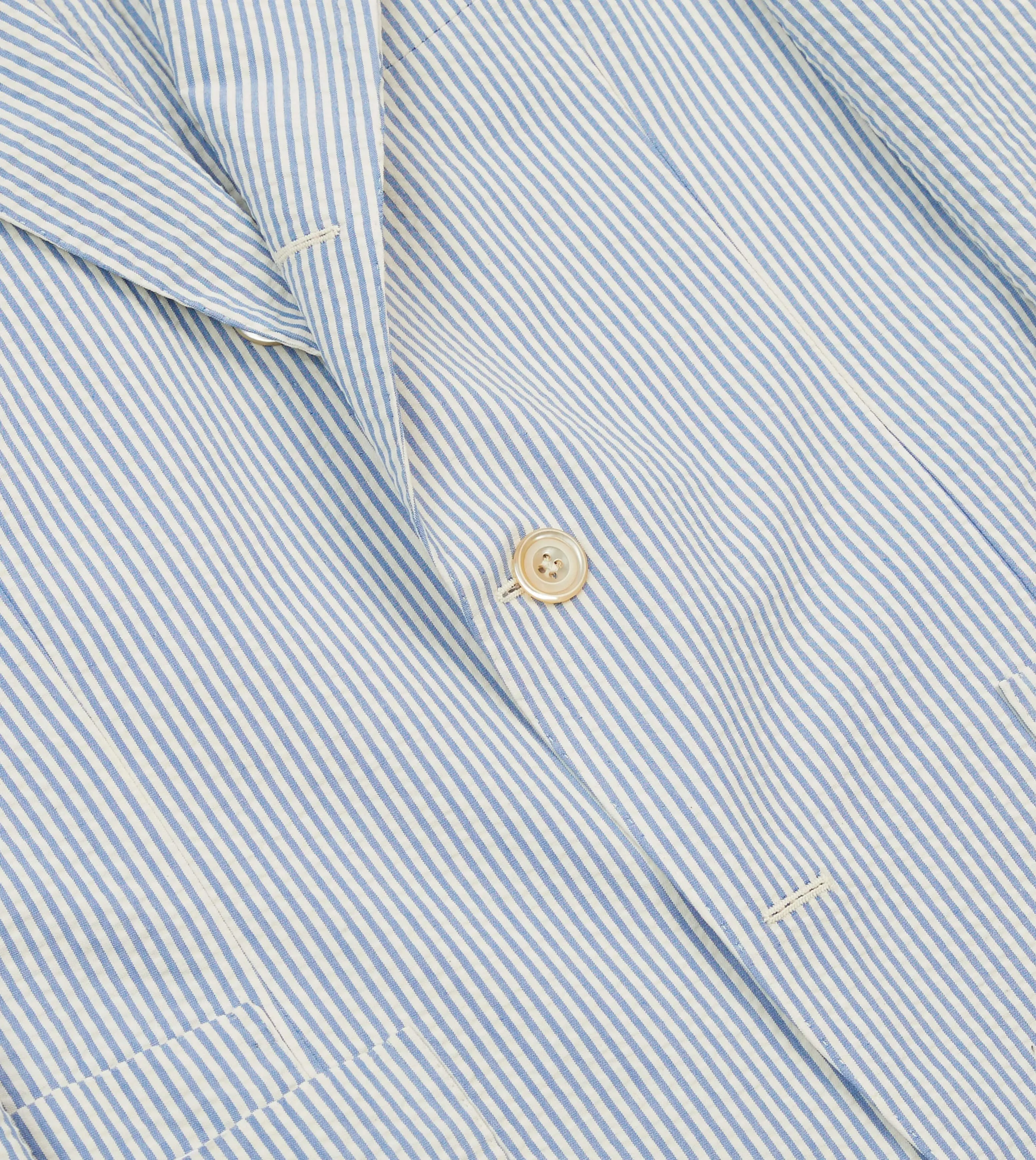 Seersucker Cotton Tailored Jacket