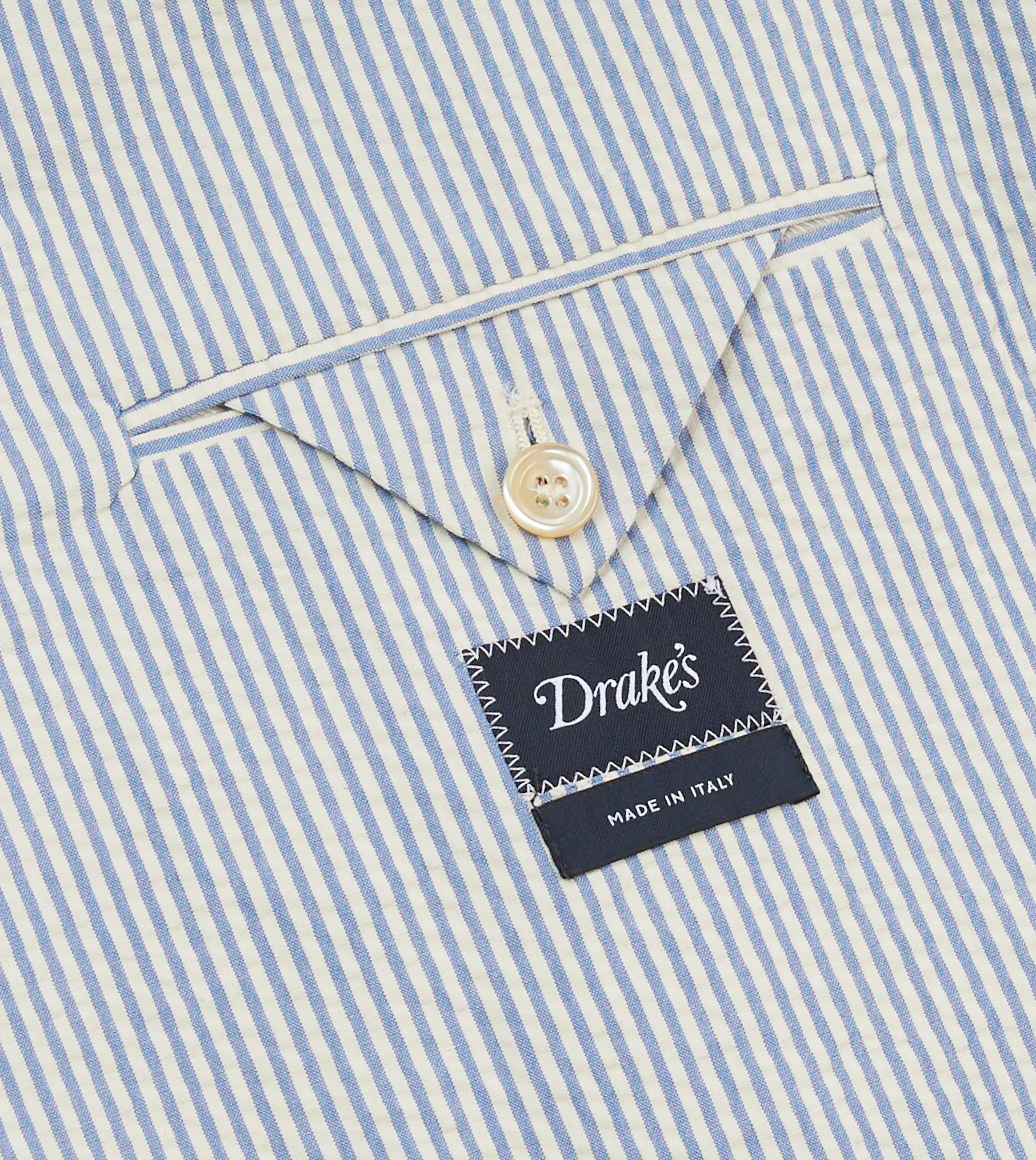 Seersucker Cotton Tailored Jacket