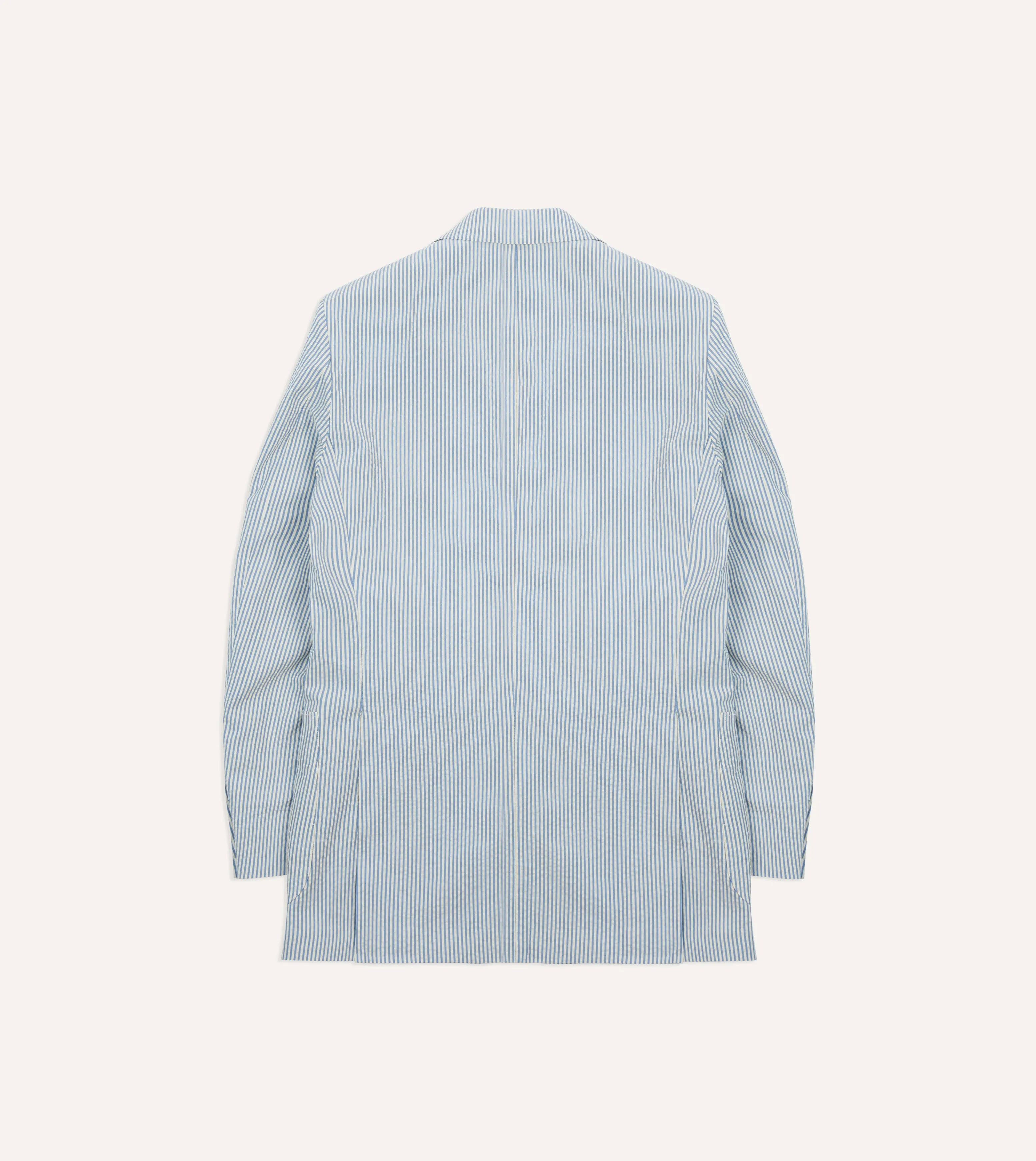 Seersucker Cotton Tailored Jacket