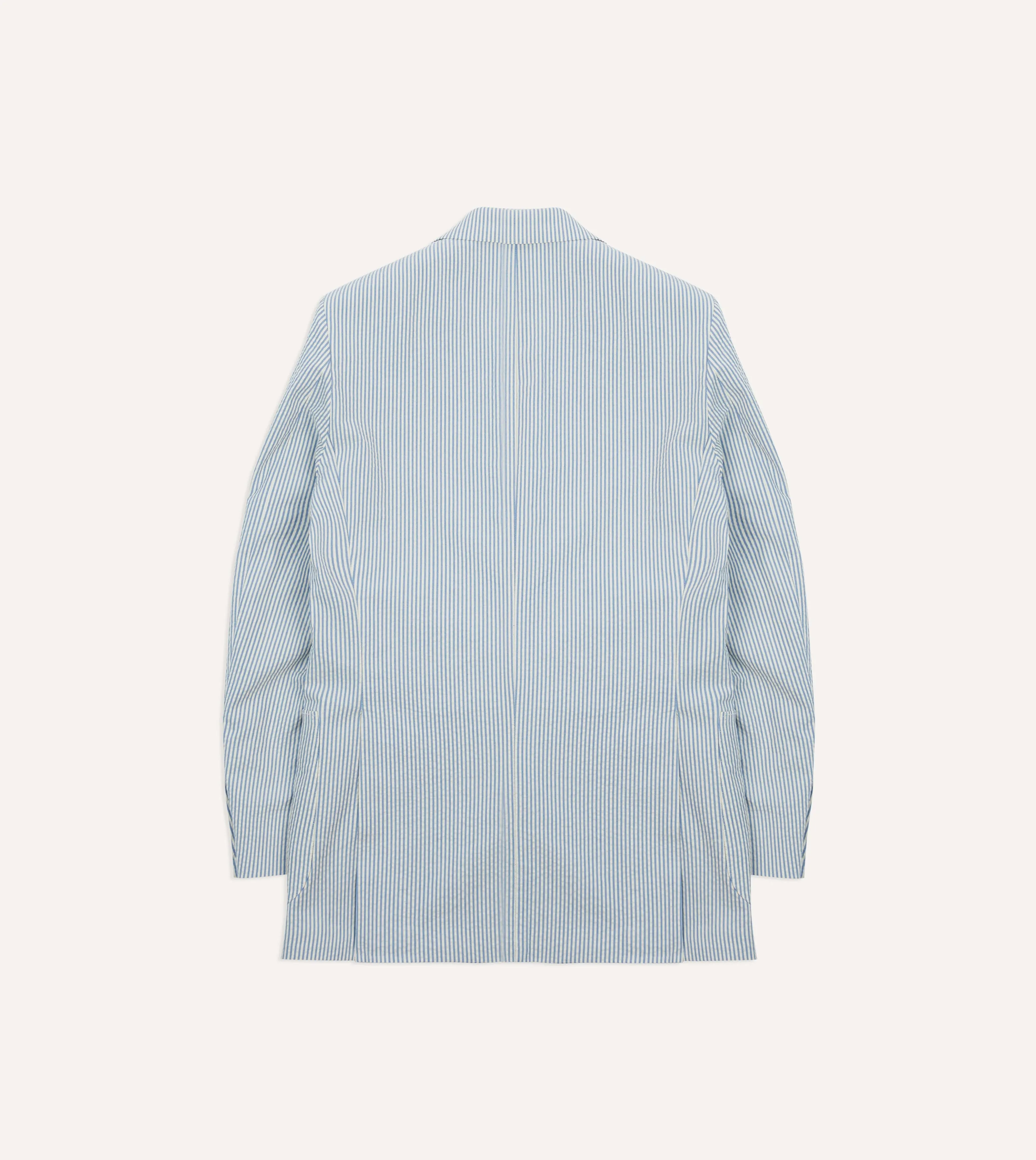 Seersucker Cotton Tailored Jacket