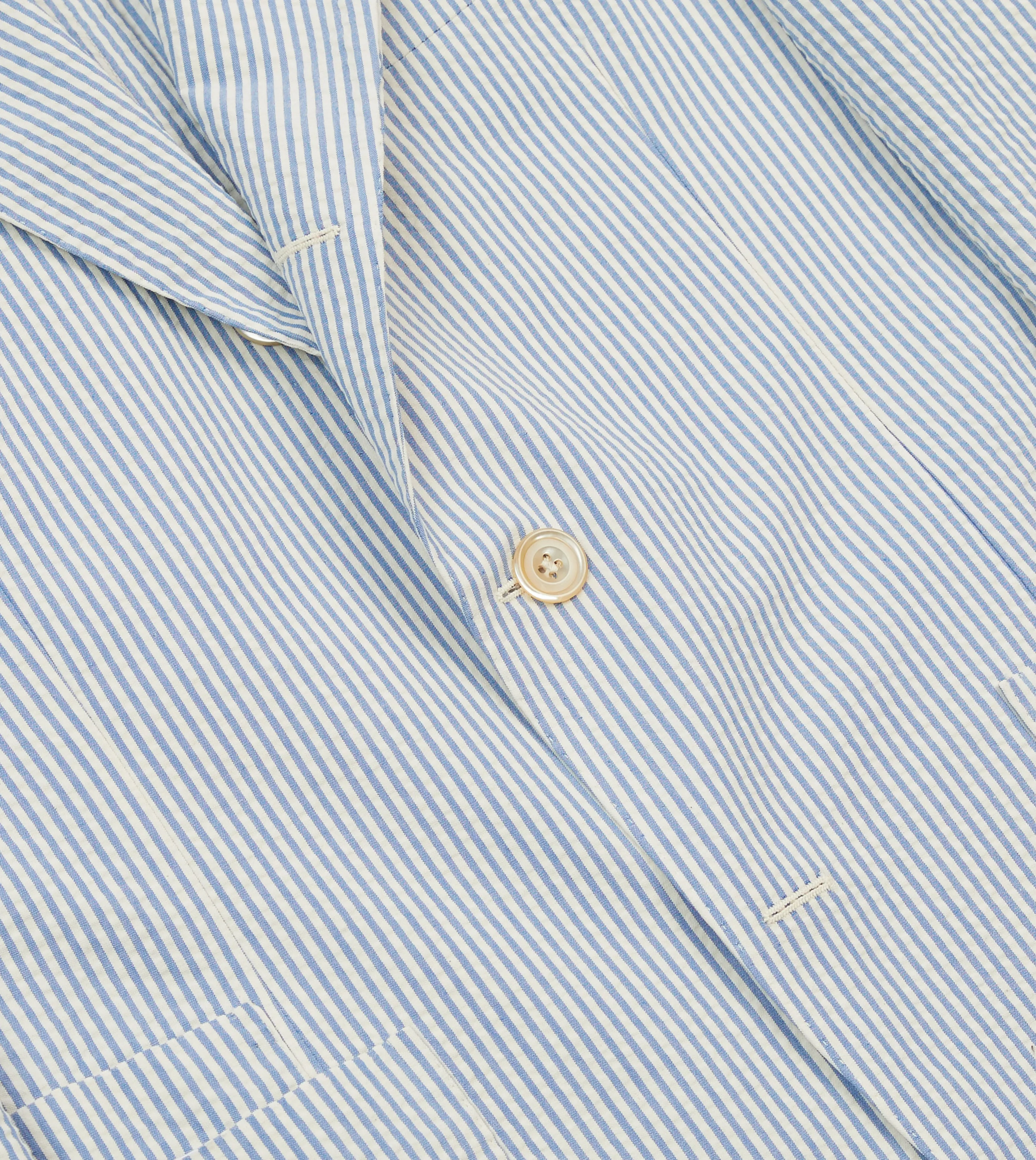 Seersucker Cotton Tailored Jacket