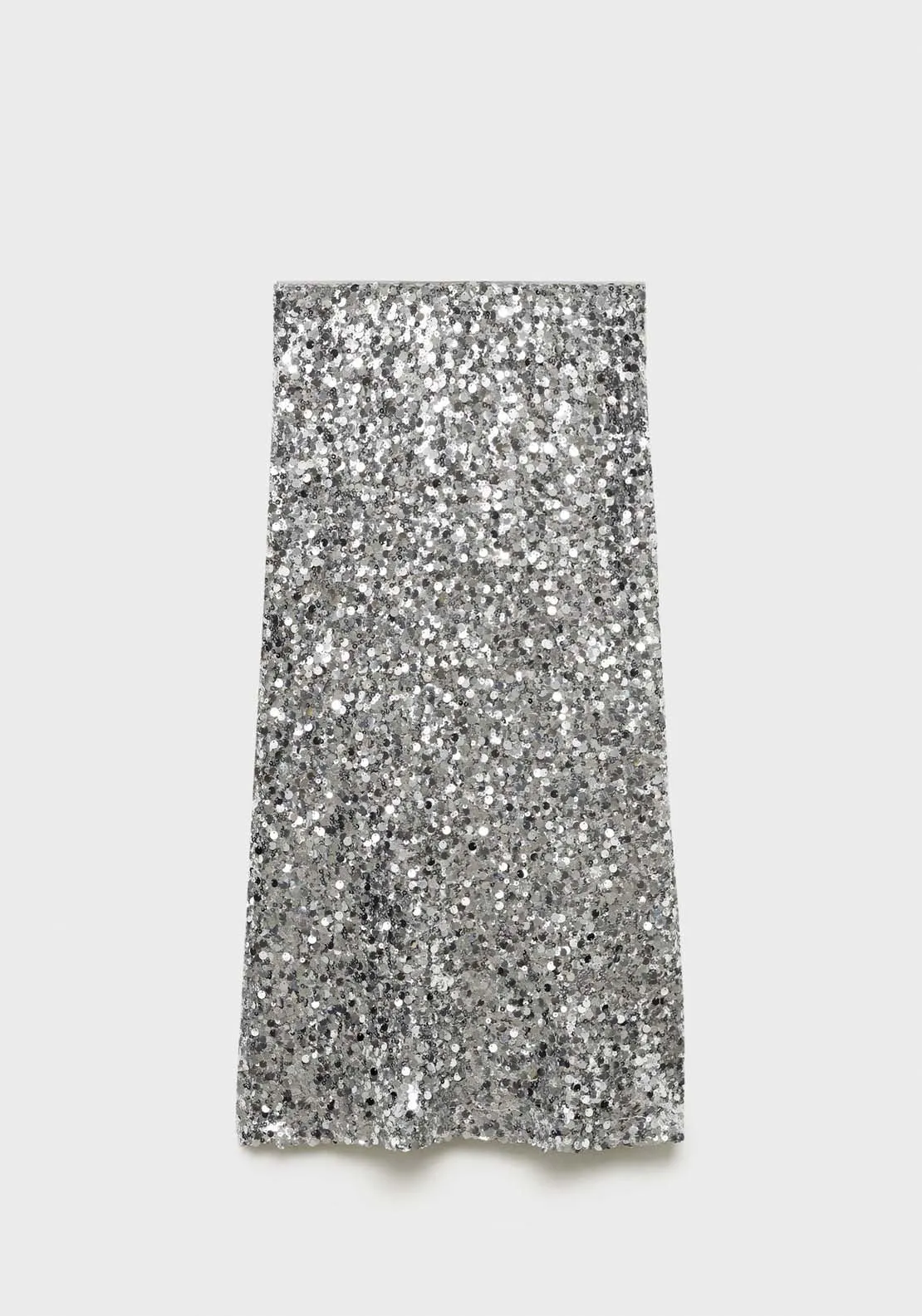 Sequin midi skirt - Grey