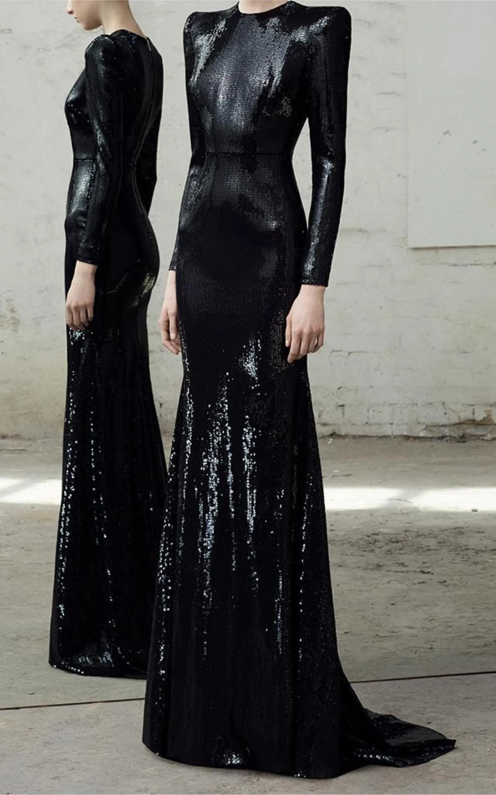 Sequinned Lane Gown