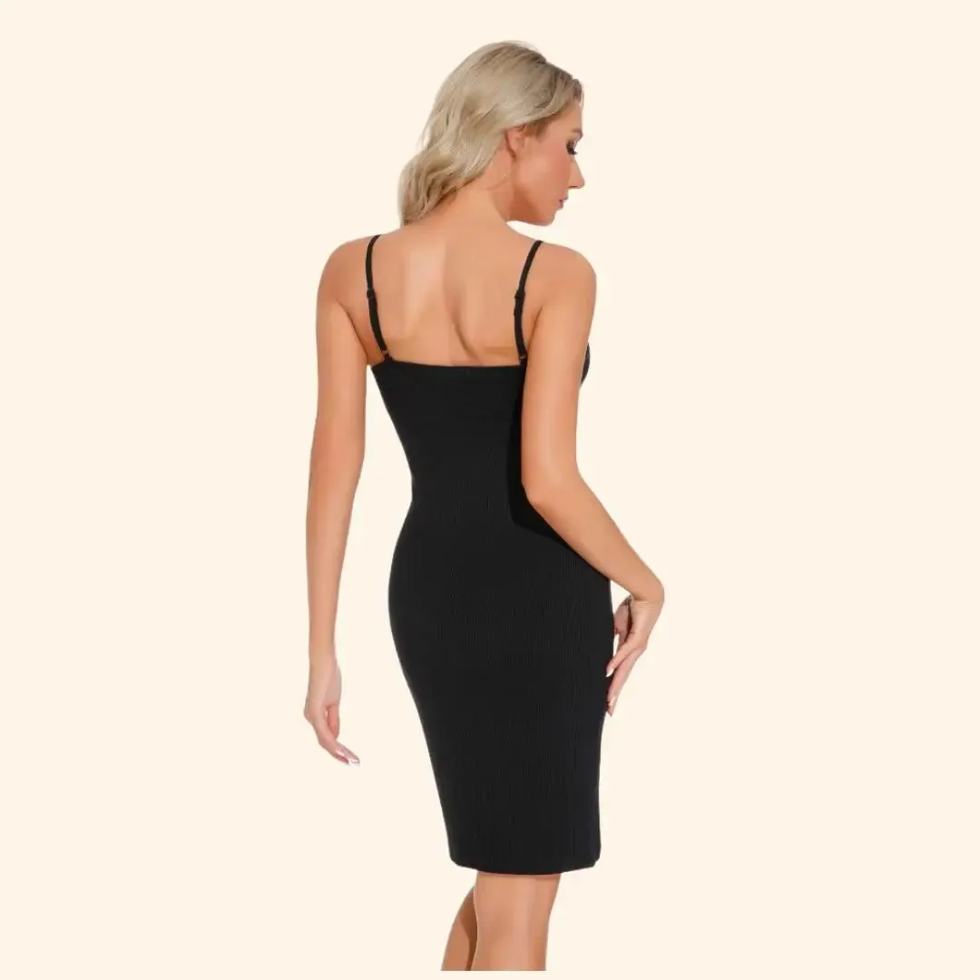 Shoshana - Seamless Corset Design Woman's Mid Dress