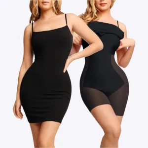 Shoshana - Seamless Corset Design Woman's Mid Dress