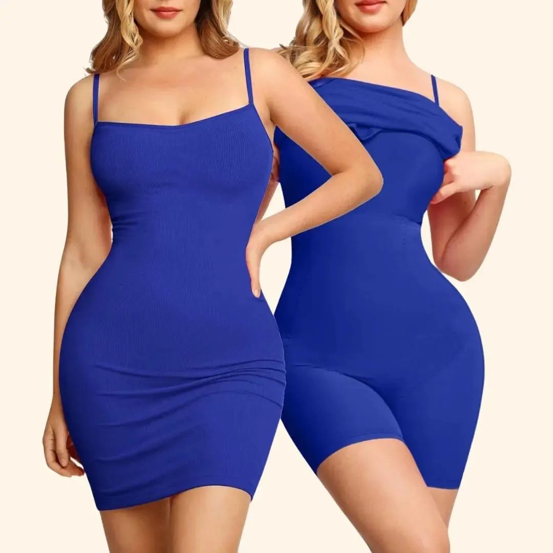 Shoshana - Seamless Corset Design Woman's Mid Dress