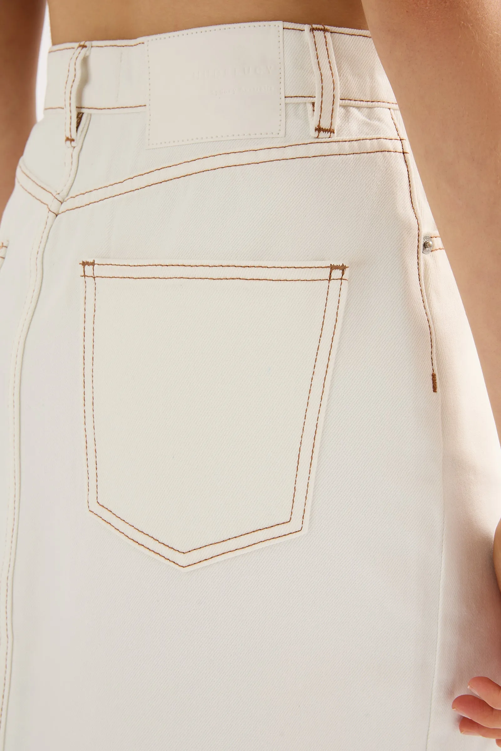 SIA DENIM MAXI SKIRT