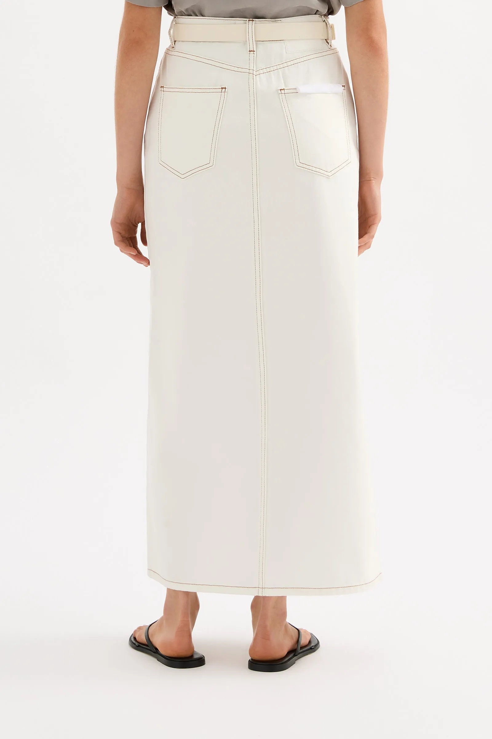SIA DENIM MAXI SKIRT