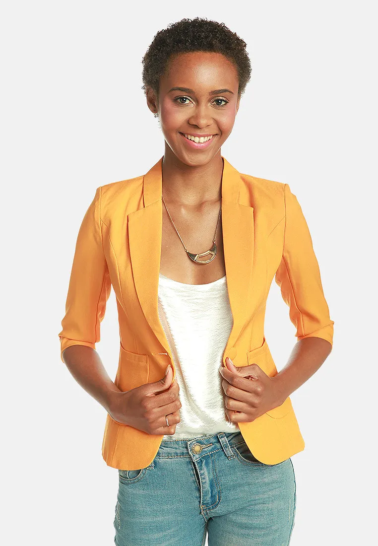 single breasted blazer
