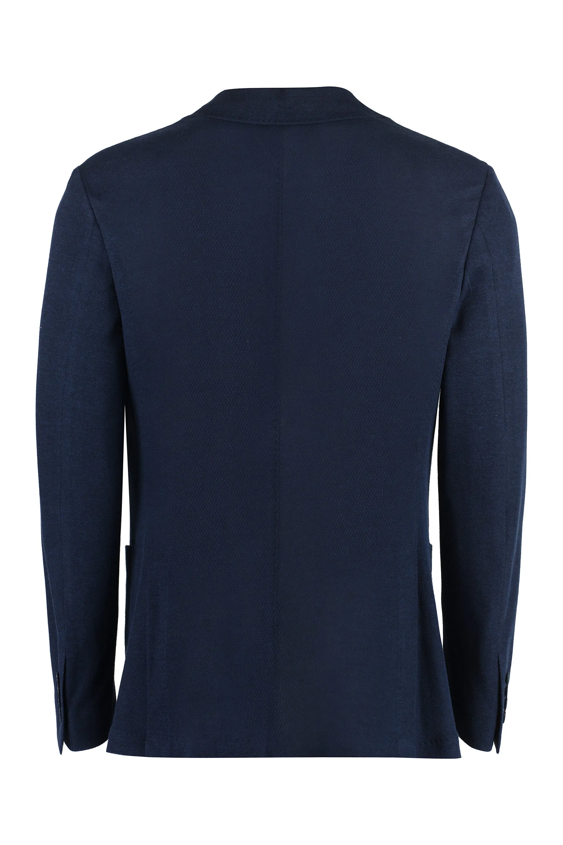 Single-breasted knit blazer