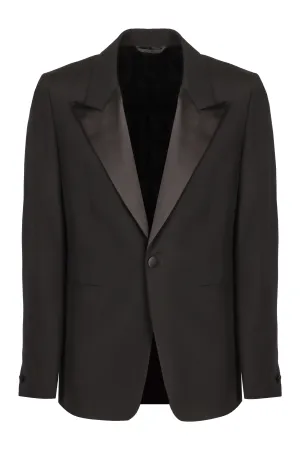 Single-breasted one button jacket