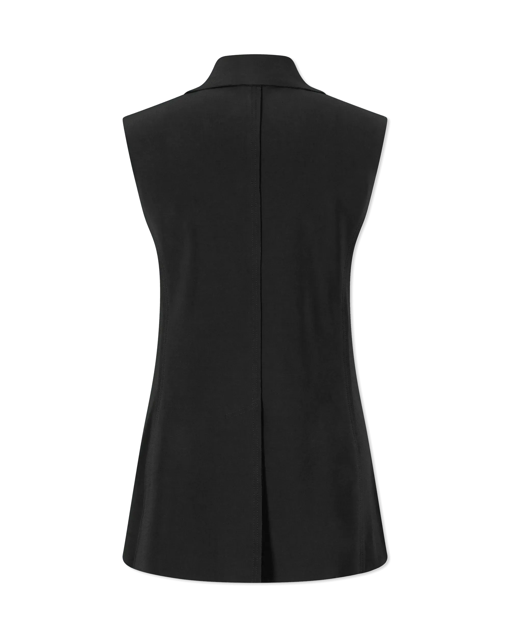 Single Breasted Sleeveless Jacket