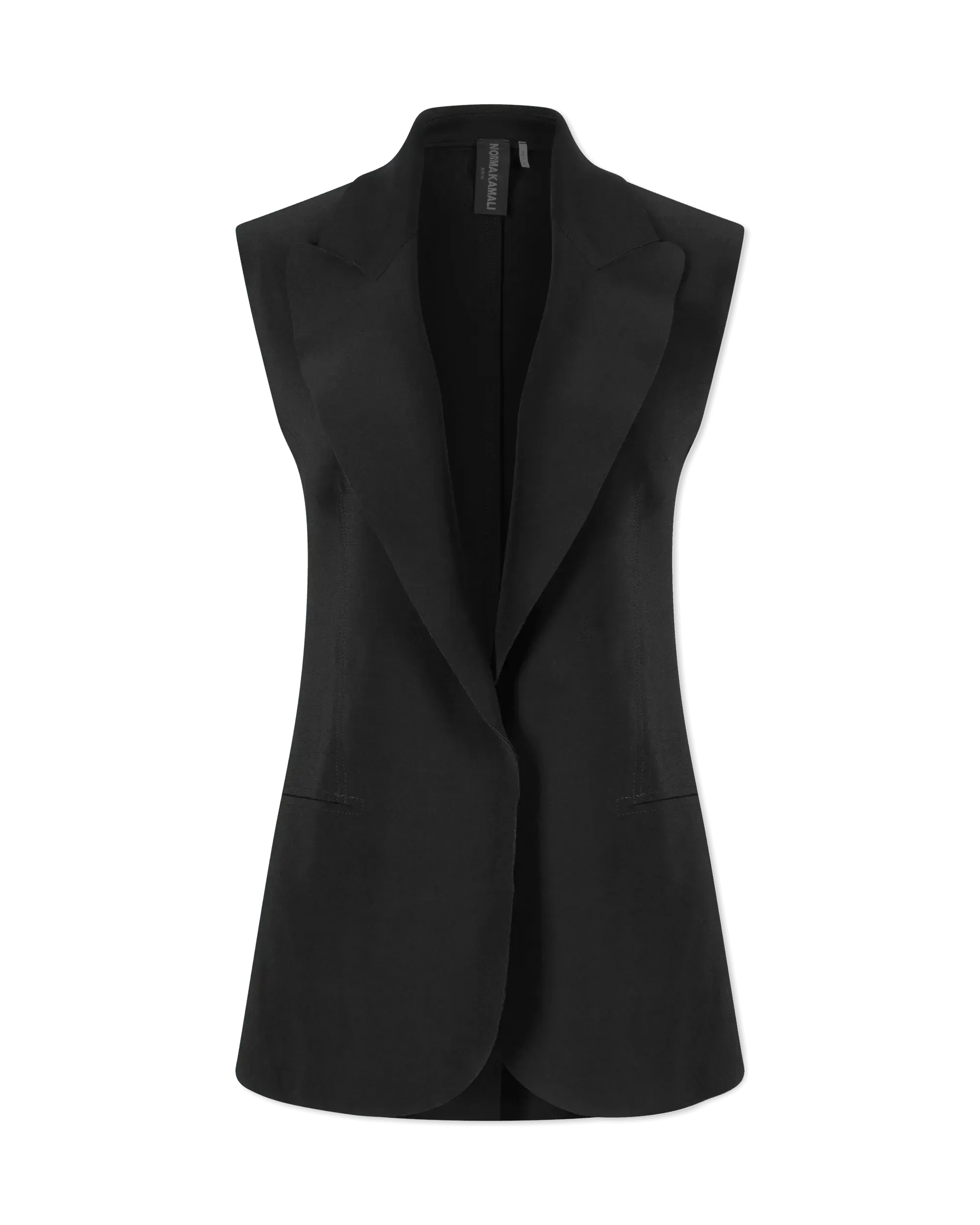 Single Breasted Sleeveless Jacket