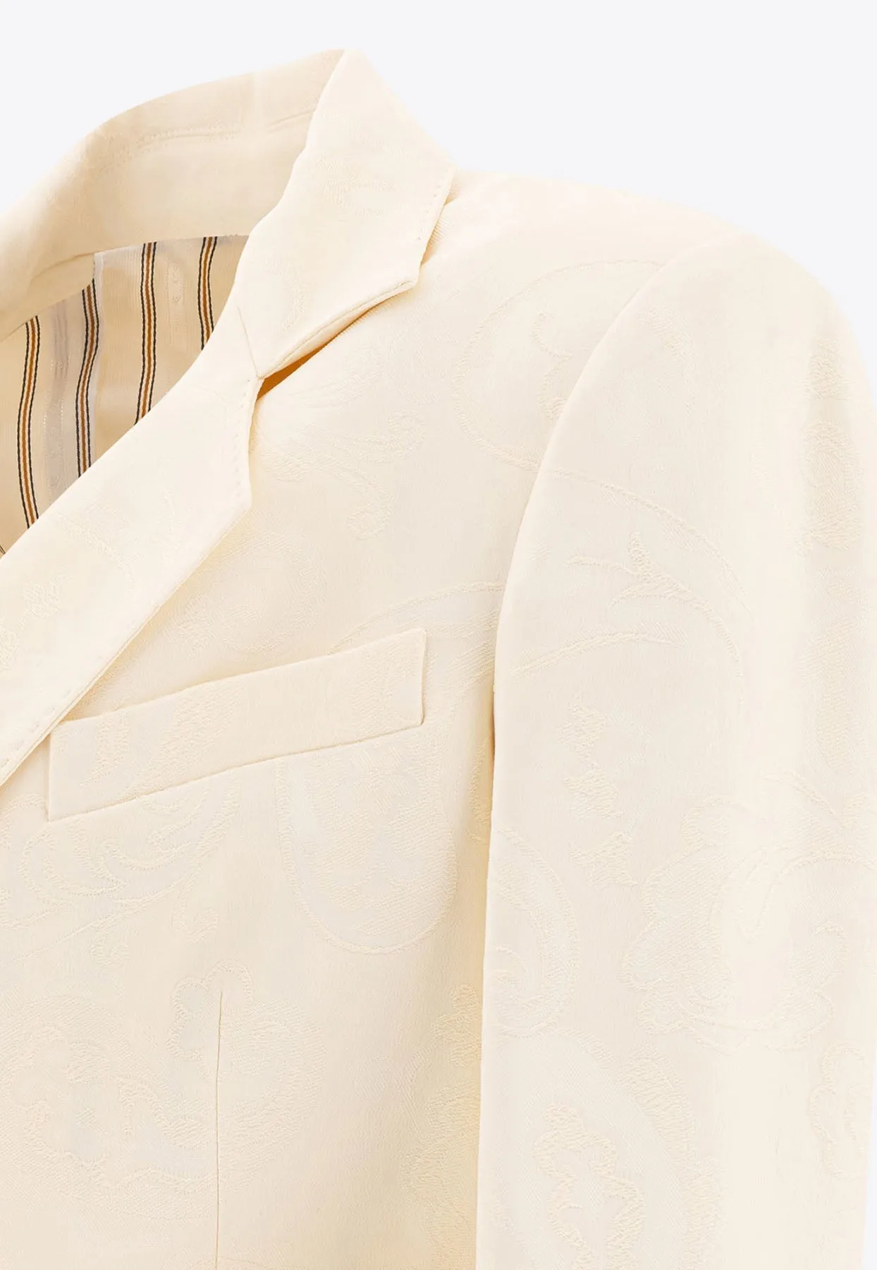 Single-Breasted Twisted Blazer
