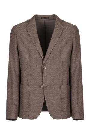 Single-breasted two-button blazer