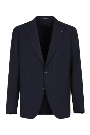 Single-breasted virgin wool jacket