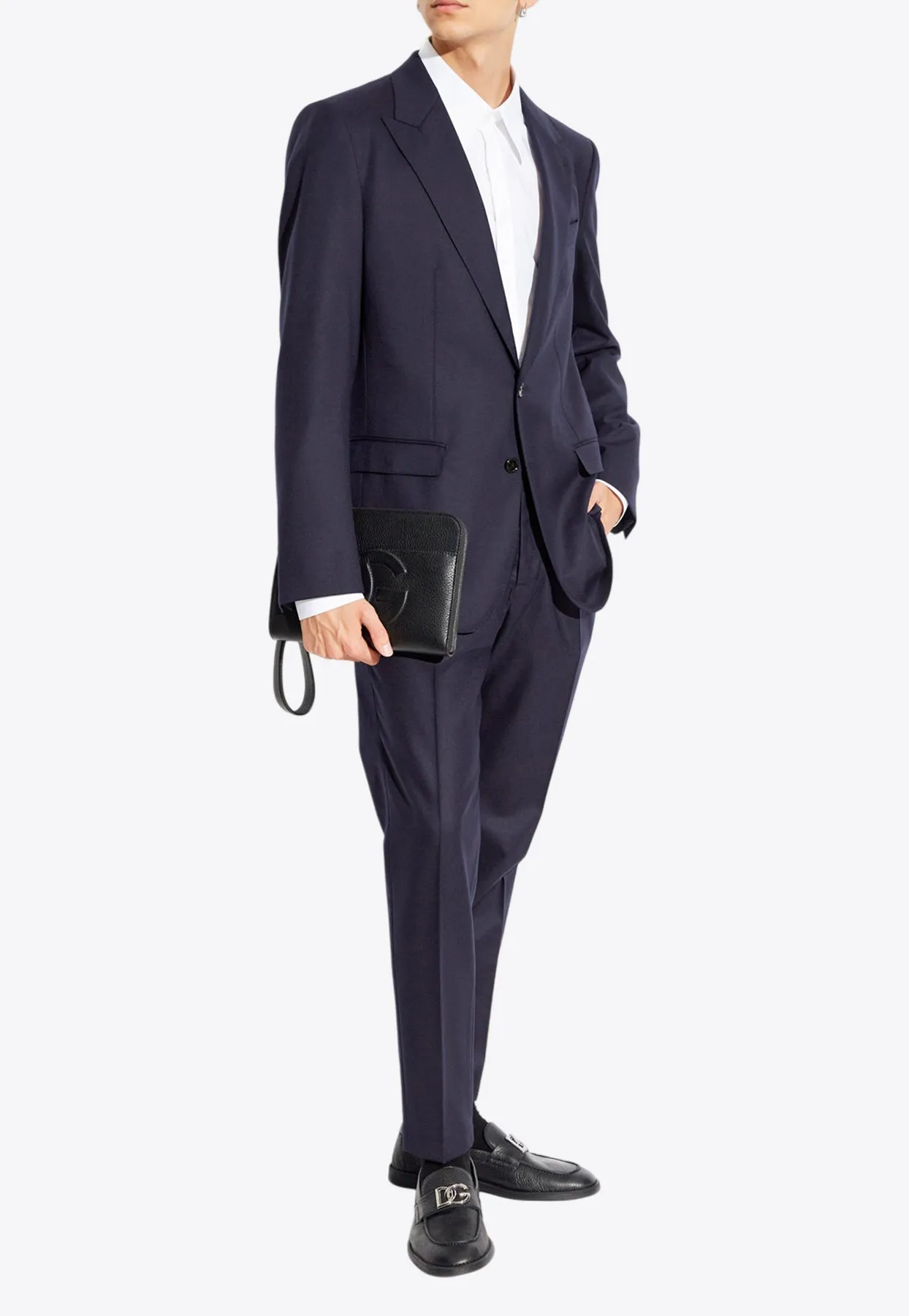 Single-Breasted Wool Blazer