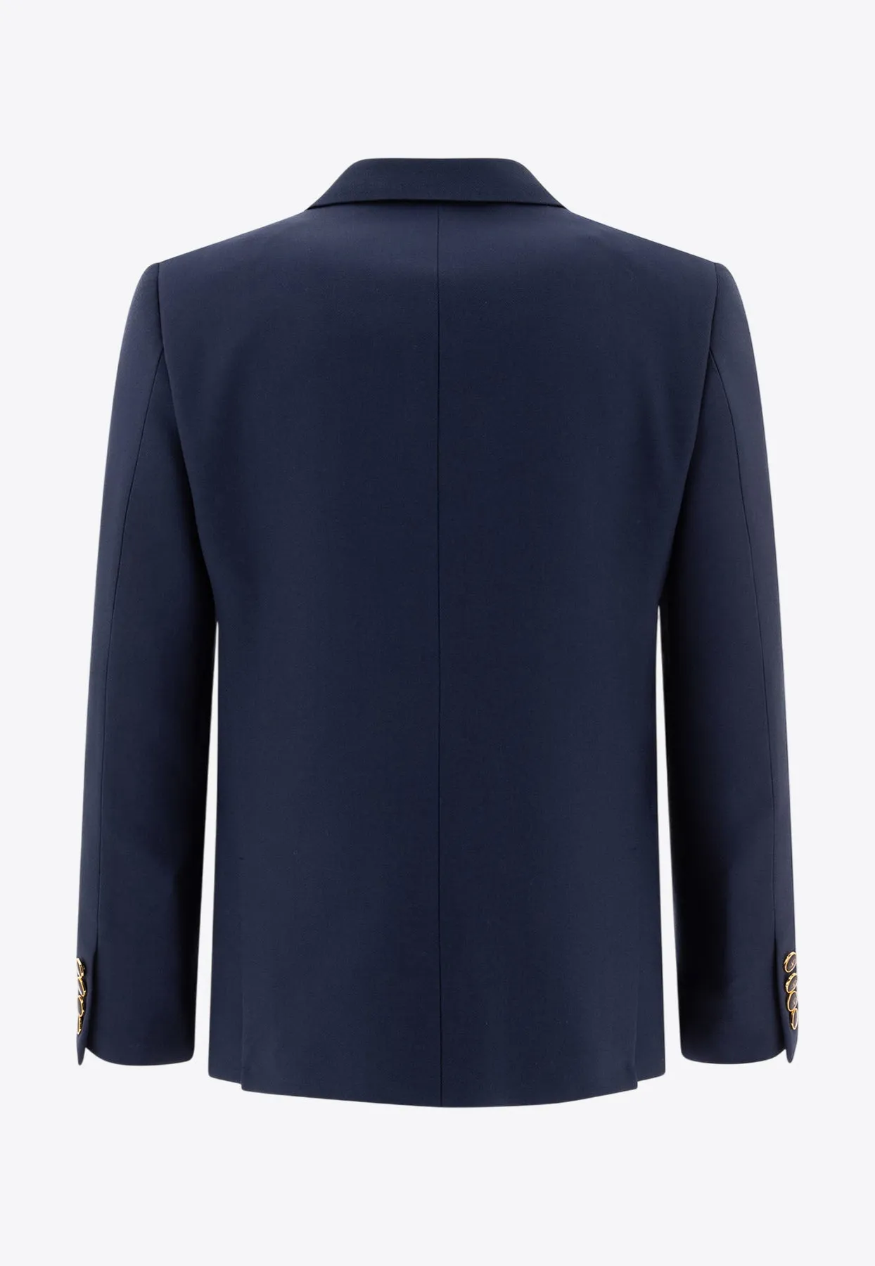 Single-Breasted Wool Blazer