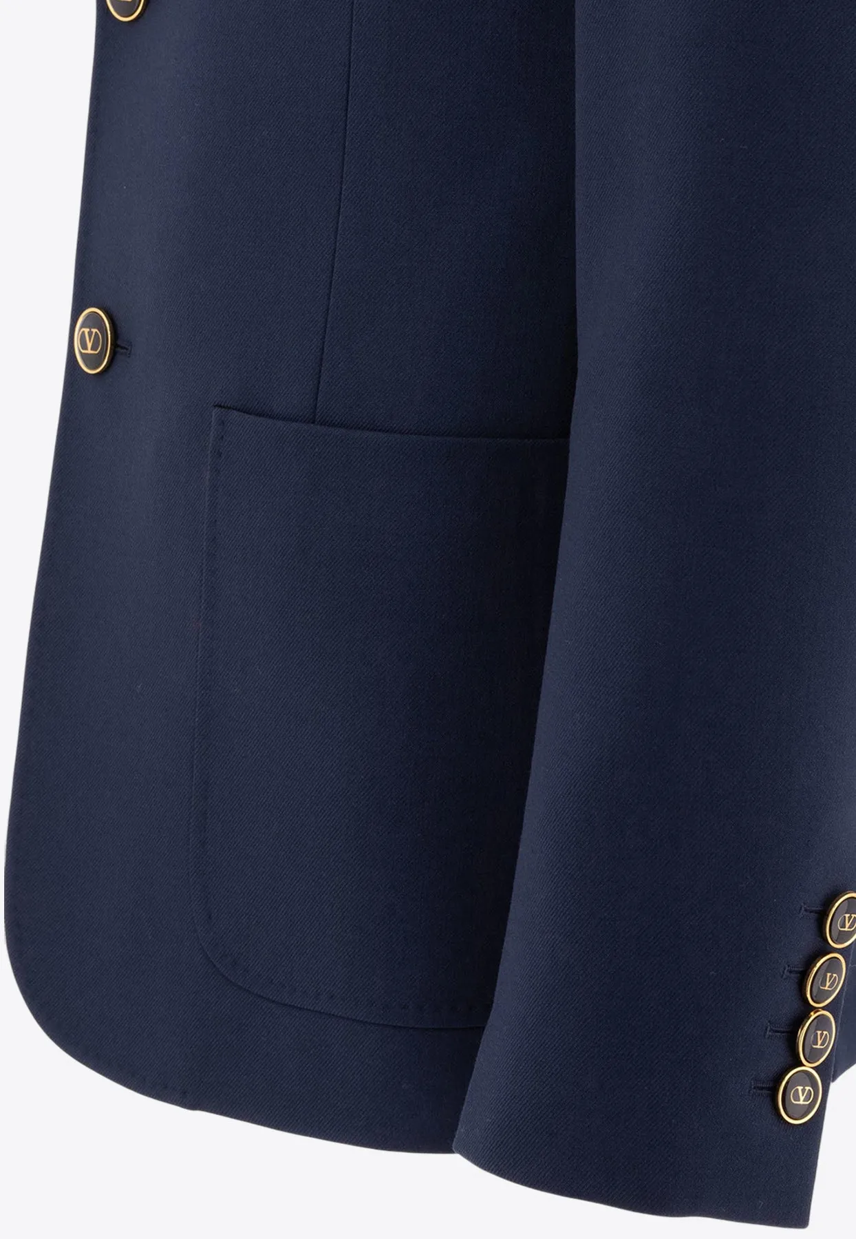 Single-Breasted Wool Blazer