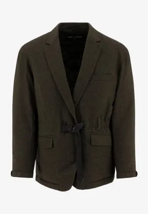 Single-Breasted Wool Blazer