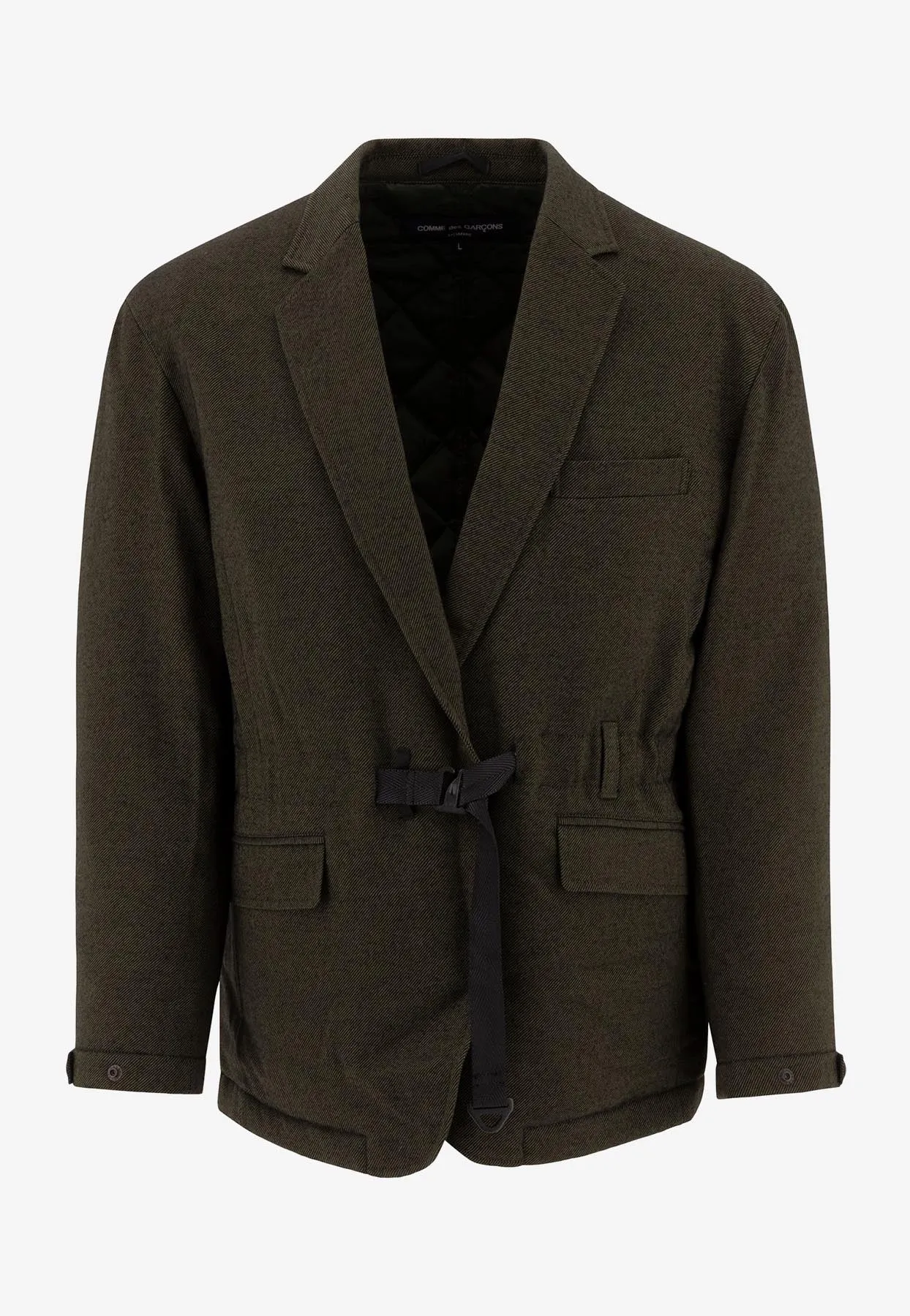 Single-Breasted Wool Blazer