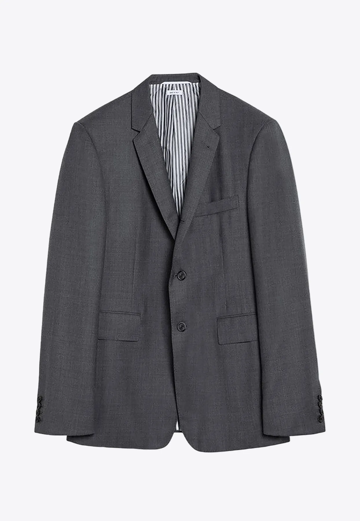 Single-Breasted Wool Blazer
