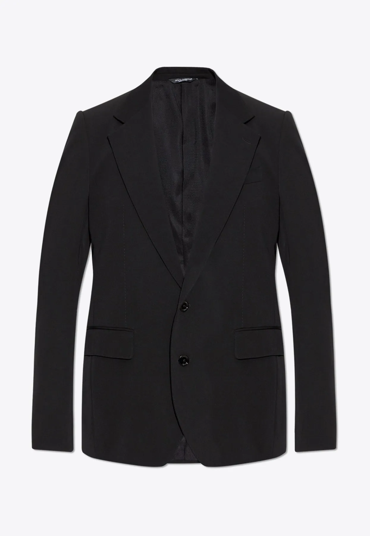 Single Breasted Wool-Blend Blazer
