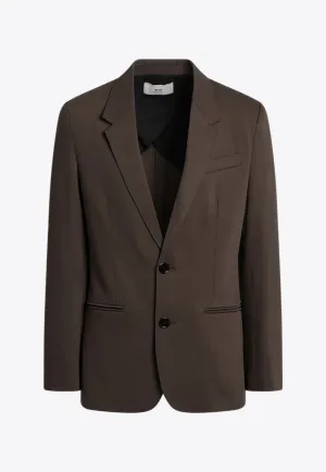 Single-Breasted Wool Jacket