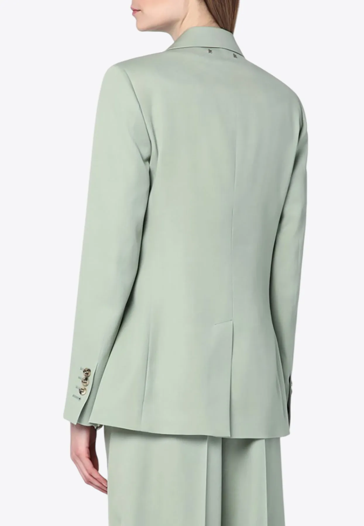 Single-Breasted Wool Jacket