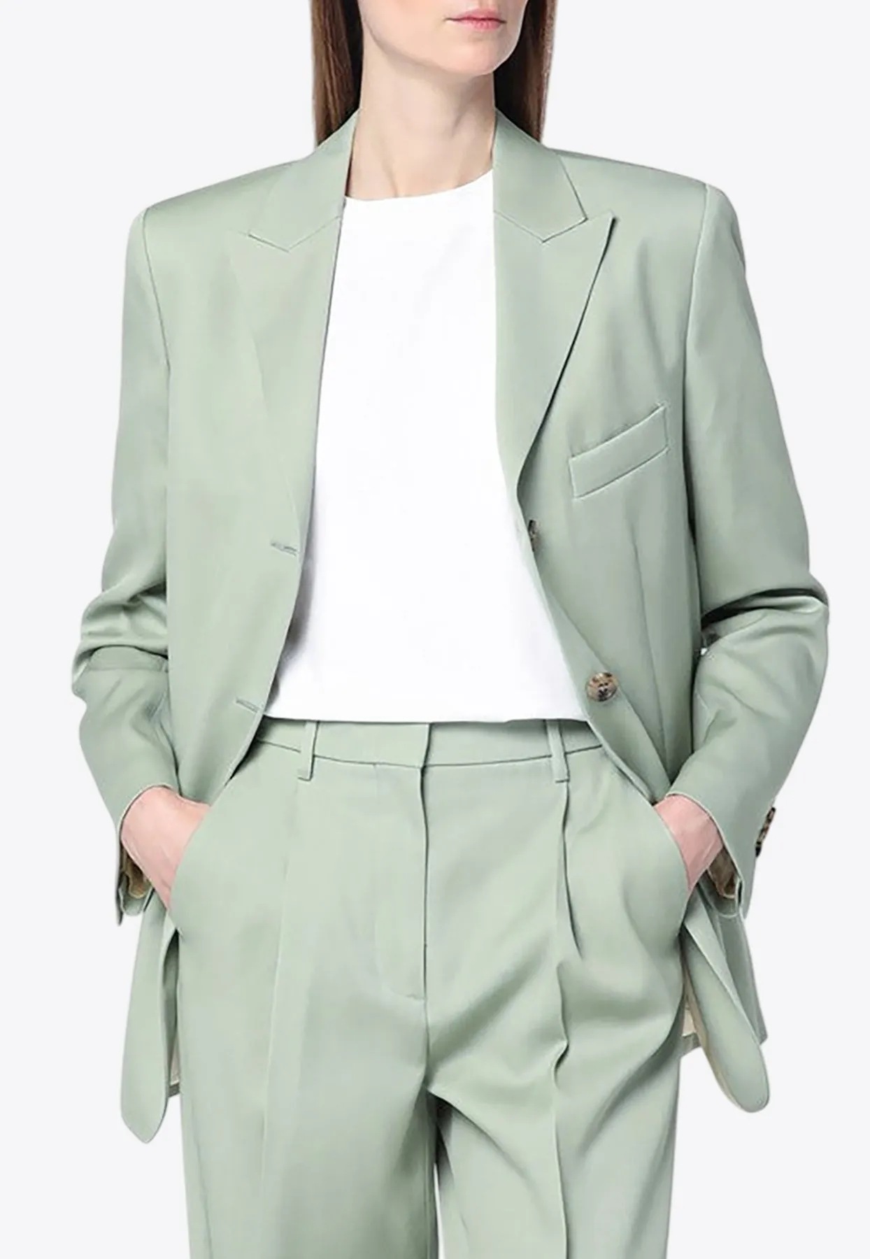 Single-Breasted Wool Jacket