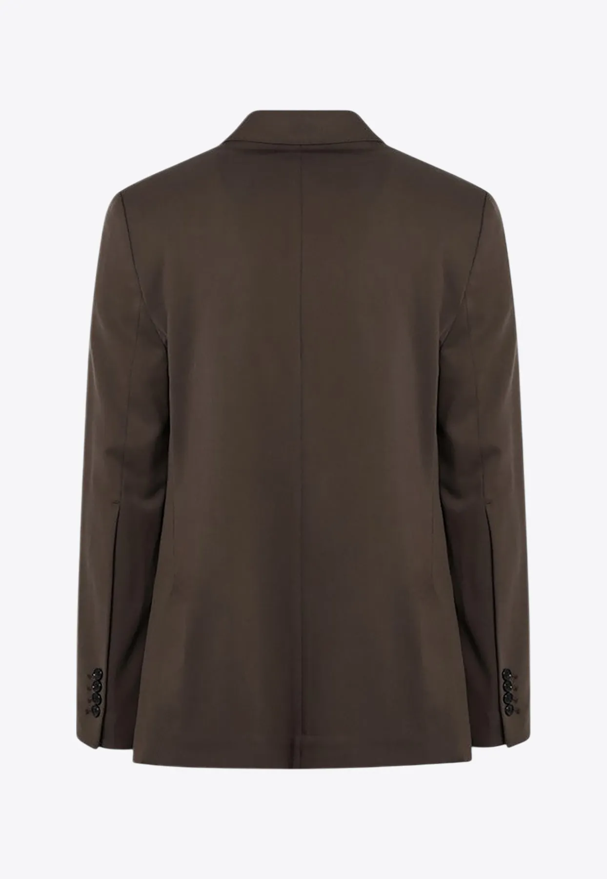 Single-Breasted Wool Jacket