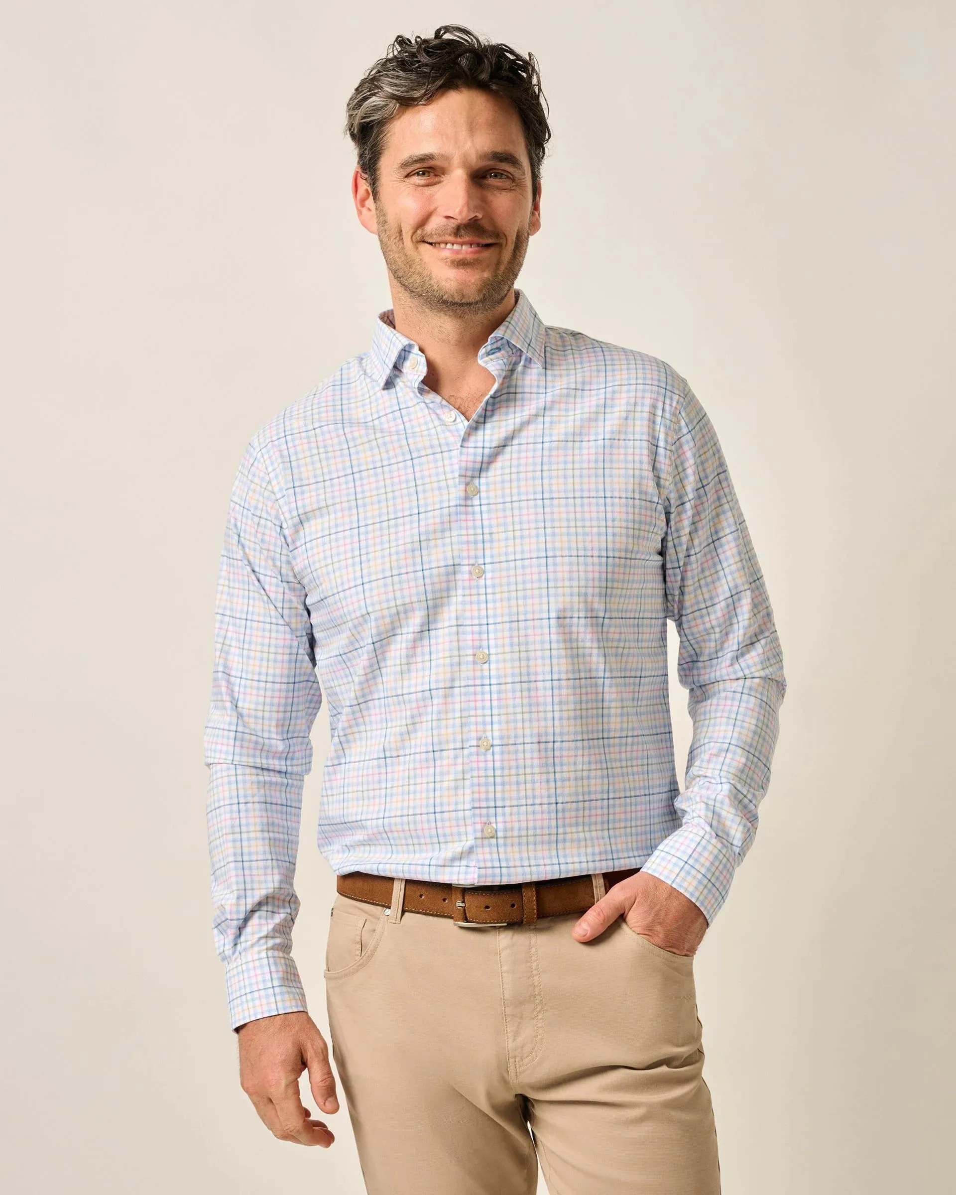 Singleton Performance Button Down