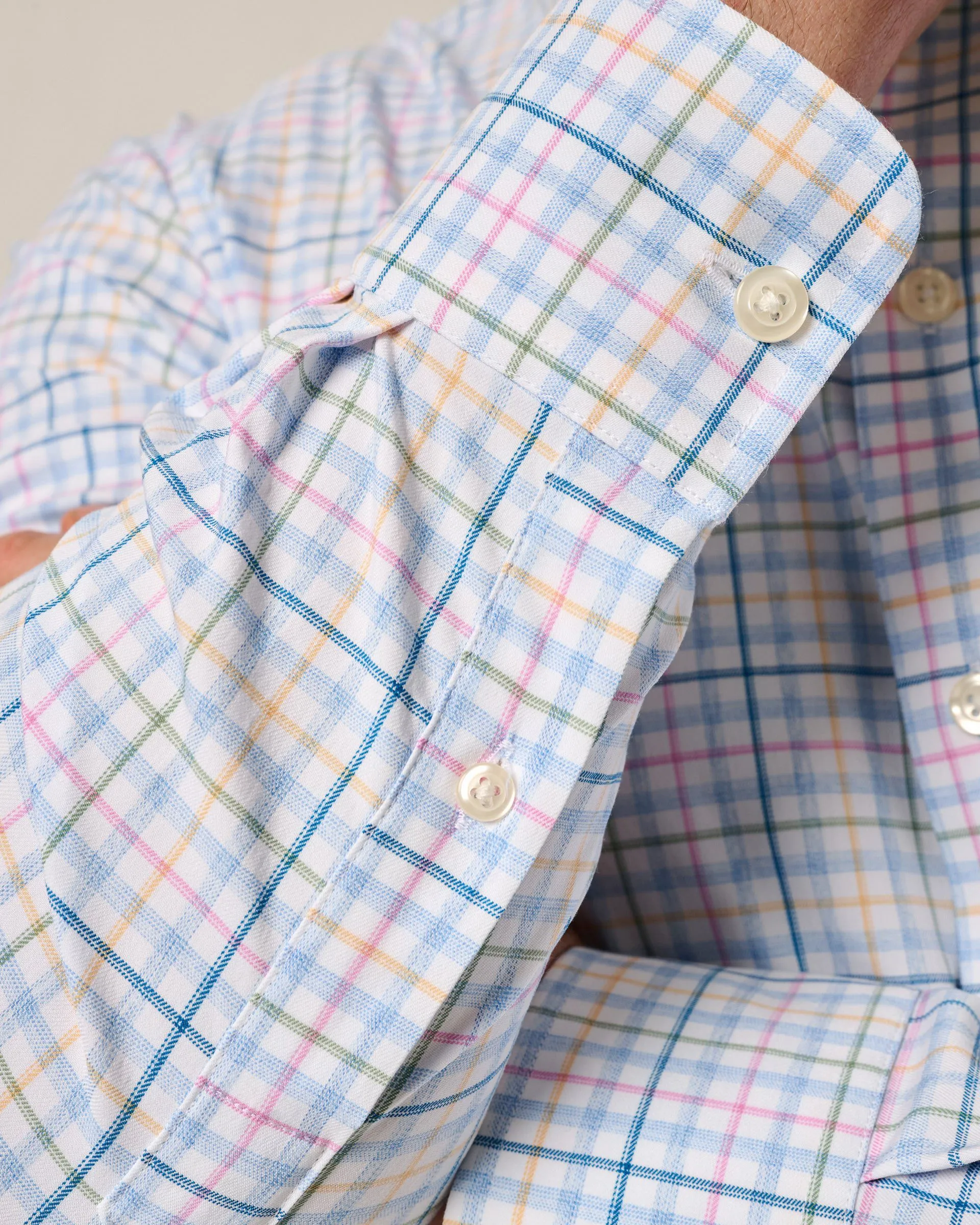Singleton Performance Button Down
