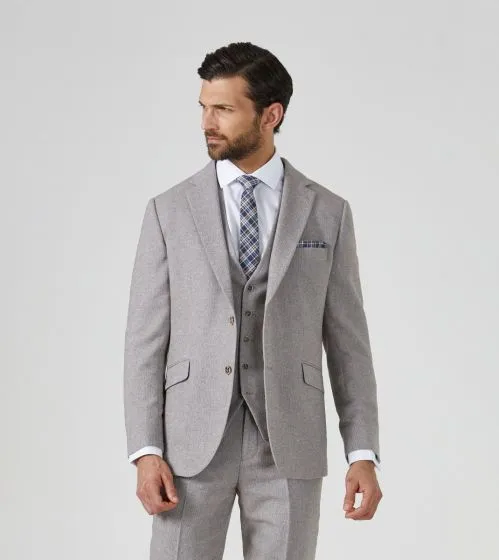 Skopes Jude Sports Jacket Stone Herringbone