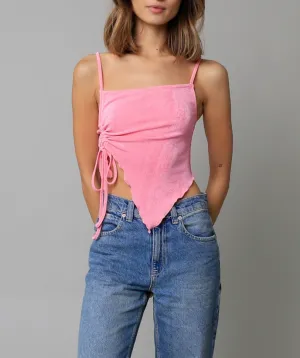 Sleeveless Asymmetrical Tank Top