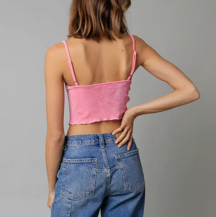 Sleeveless Asymmetrical Tank Top