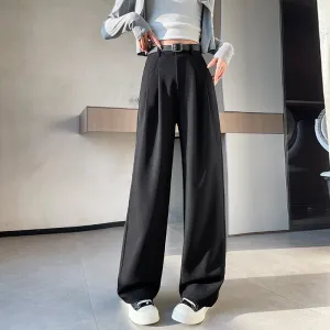 Slim Fit and Fashionable Pleated Pants for Women