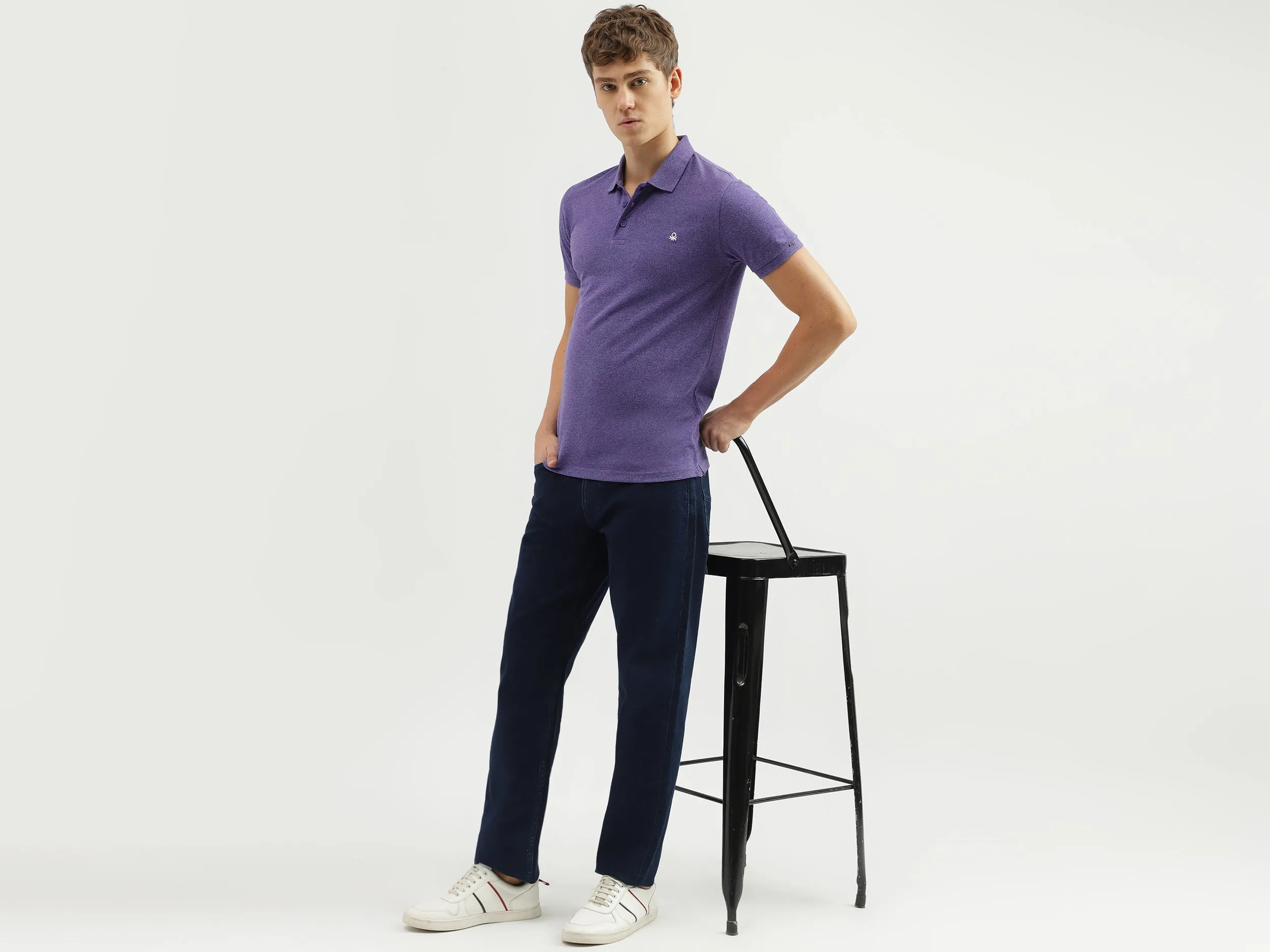 Slim Straight Fit Solid Men's Jeans