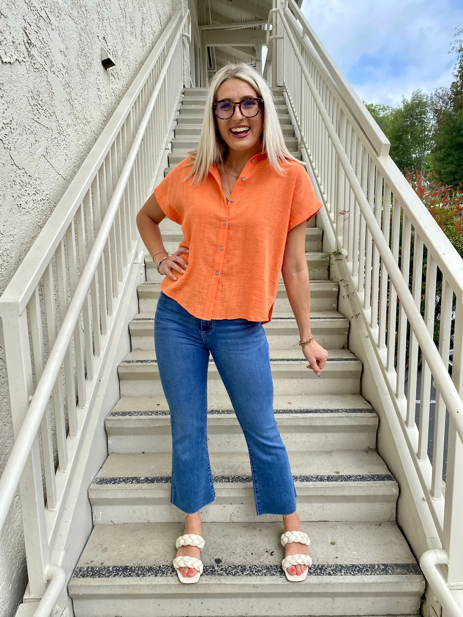Solana Short Sleeve Button Down