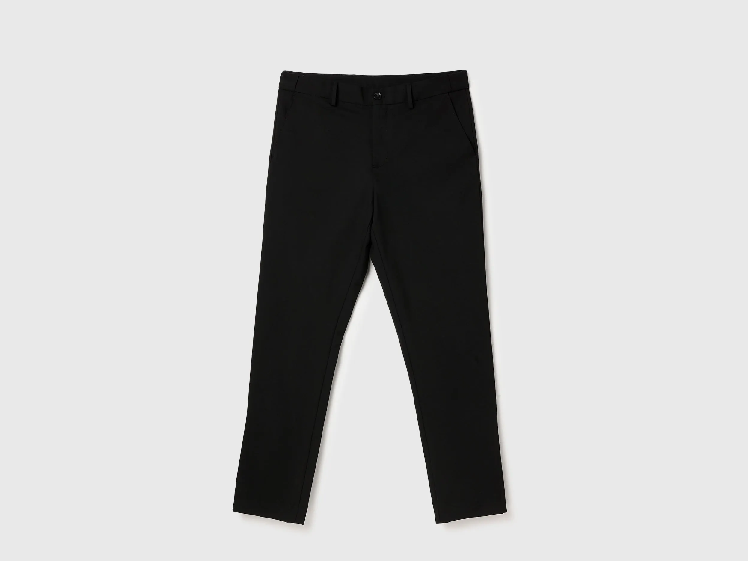 Solid Slim Fit Trousers