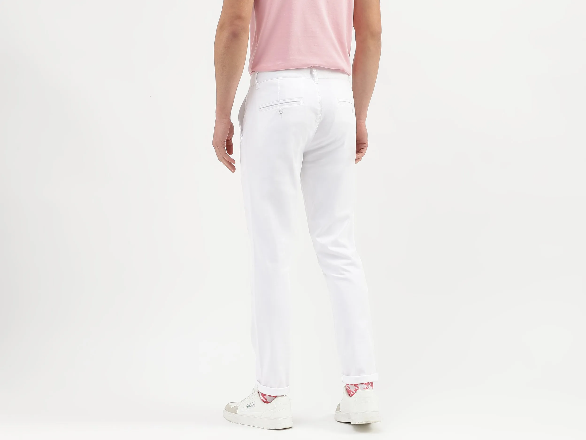 Solid Slim Fit Trousers