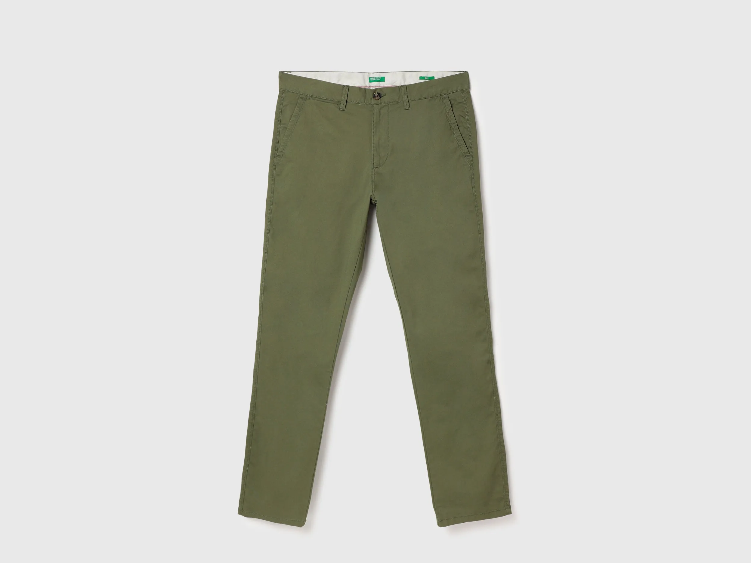 Solid Slim Fit Trousers