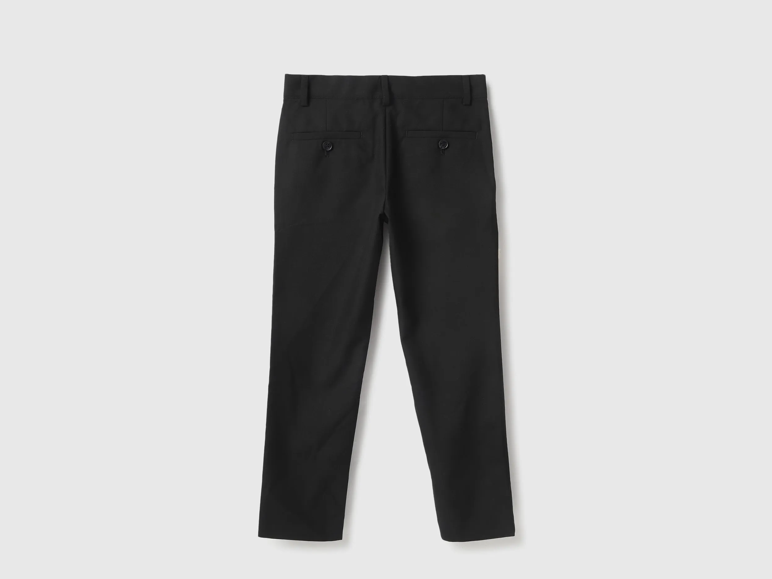 Solid Slim Fit Trousers